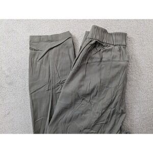 Lululemon Lab High Rise Tapered Pants Sage Green Grey Size 4 25 Inch Inseam